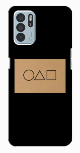 Чехол с принтом "Карточка Кальмара" для Oppo Reno6 Z Чехол с принтом "Карточка Кальмара" для Oppo Reno6 Z