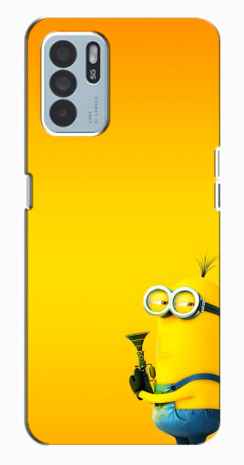 Чехол с печатью "Кевин Миньон" для Oppo Reno6 Z Чехол с печатью "Кевин Миньон" для Oppo Reno6 Z