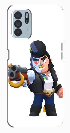 Чехол с картинкой "Киборг Булл" для Oppo Reno6 Z Чехол с картинкой "Киборг Булл" для Oppo Reno6 Z