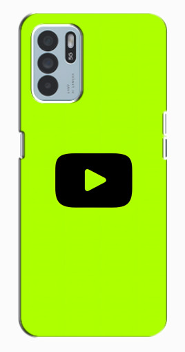 Чехол с печатью "Кнопка Ютуба" для Oppo Reno6 Z Чехол с печатью "Кнопка Ютуба" для Oppo Reno6 Z