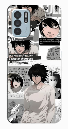 Силиконовый чехол с изображением "Коллаж Эл Лоулайт" для Oppo Reno6 Z Силиконовый чехол с изображением "Коллаж Эл Лоулайт" для Oppo Reno6 Z