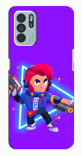 Силиконовый чехол с изображением "Кольт в наушниках" для Oppo Reno6 Z Силиконовый чехол с изображением "Кольт в наушниках" для Oppo Reno6 Z