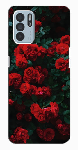 Чехол с принтом "Красные розы" для Oppo Reno6 Z Чехол с принтом "Красные розы" для Oppo Reno6 Z