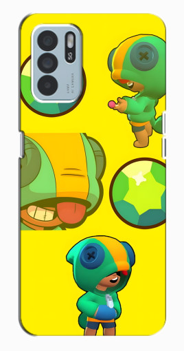 Чехол с принтом "Кристалл и Леон" для Oppo Reno6 Z Чехол с принтом "Кристалл и Леон" для Oppo Reno6 Z