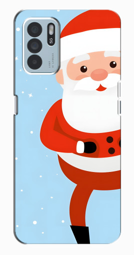 Чехол с принтом "Крутой Дед Мороз" для Oppo Reno6 Z Чехол с принтом "Крутой Дед Мороз" для Oppo Reno6 Z