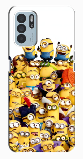 Чехол с принтом "Куча миньонов" для Oppo Reno6 Z Чехол с принтом "Куча миньонов" для Oppo Reno6 Z