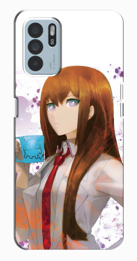 Чехол с картинкой "Курису с чашкой" для Oppo Reno6 Z Чехол с картинкой "Курису с чашкой" для Oppo Reno6 Z