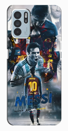 Чехол с картинкой "Легендарный Месси" для Oppo Reno6 Z Чехол с картинкой "Легендарный Месси" для Oppo Reno6 Z