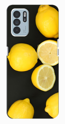 Силиконовый чехол с изображением "Лимонный стиль" для Oppo Reno6 Z Силиконовый чехол с изображением "Лимонный стиль" для Oppo Reno6 Z