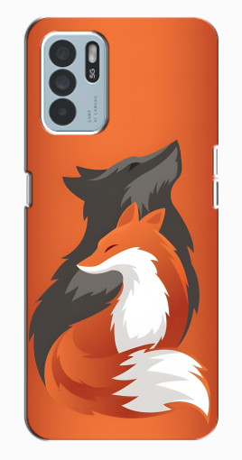 Чехол с печатью "Лиса ART" для Oppo Reno6 Z Чехол с печатью "Лиса ART" для Oppo Reno6 Z