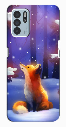 Чехол с принтом "Лисичка в лесу" для Oppo Reno6 Z Чехол с принтом "Лисичка в лесу" для Oppo Reno6 Z