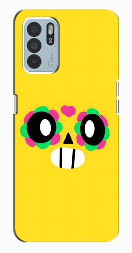 Силиконовый чехол с изображением "Лицо Поко" для Oppo Reno6 Z Силиконовый чехол с изображением "Лицо Поко" для Oppo Reno6 Z
