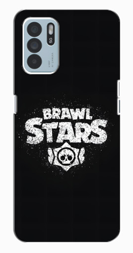 Силиконовый чехол с изображением "Лого Бравл Старс" для Oppo Reno6 Z Силиконовый чехол с изображением "Лого Бравл Старс" для Oppo Reno6 Z