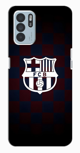 Силиконовый чехол с изображением "Лого FCB" для Oppo Reno6 Z Силиконовый чехол с изображением "Лого FCB" для Oppo Reno6 Z