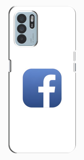 Чехол с печатью "Лого Фейсбук" для Oppo Reno6 Z Чехол с печатью "Лого Фейсбук" для Oppo Reno6 Z