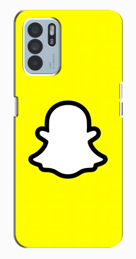 Чехол с принтом "Лого Snapchat" для Oppo Reno6 Z Чехол с принтом "Лого Snapchat" для Oppo Reno6 Z