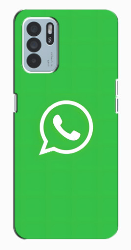 Чехол с принтом "Лого Вацап" для Oppo Reno6 Z Чехол с принтом "Лого Вацап" для Oppo Reno6 Z