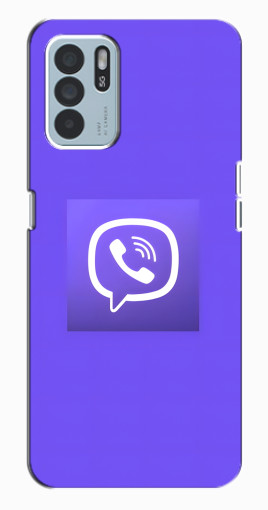 Чехол с принтом "Лого Viber" для Oppo Reno6 Z Чехол с принтом "Лого Viber" для Oppo Reno6 Z