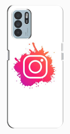Чехол с принтом "Логотип Инсты" для Oppo Reno6 Z
