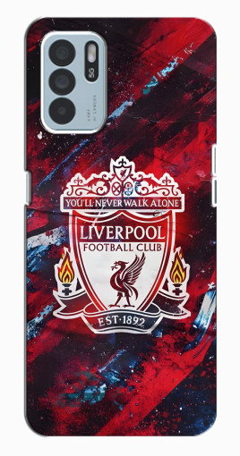Силиконовый чехол с изображением "Логотип Ливерпуля" для Oppo Reno6 Z Силиконовый чехол с изображением "Логотип Ливерпуля" для Oppo Reno6 Z