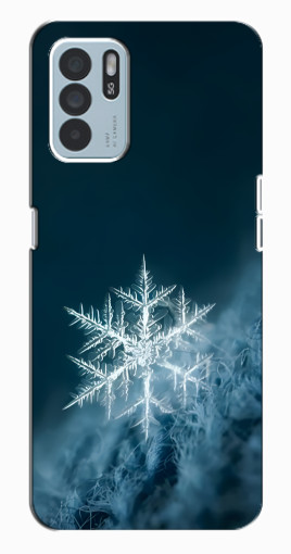 Чехол с принтом "Маленькая снежинка" для Oppo Reno6 Z Чехол с принтом "Маленькая снежинка" для Oppo Reno6 Z