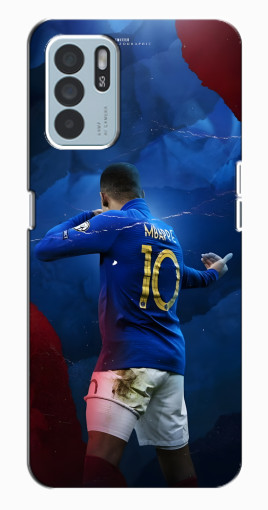 Силиконовый чехол с изображением "Мбаппе в Франции" для Oppo Reno6 Z Силиконовый чехол с изображением "Мбаппе в Франции" для Oppo Reno6 Z