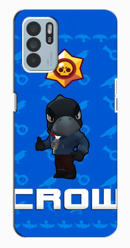 Силиконовый чехол с изображением "Медаль Crow" для Oppo Reno6 Z Силиконовый чехол с изображением "Медаль Crow" для Oppo Reno6 Z