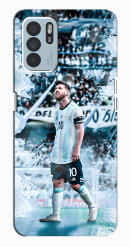 Чехол с печатью "Месси в Аргентине" для Oppo Reno6 Z Чехол с печатью "Месси в Аргентине" для Oppo Reno6 Z