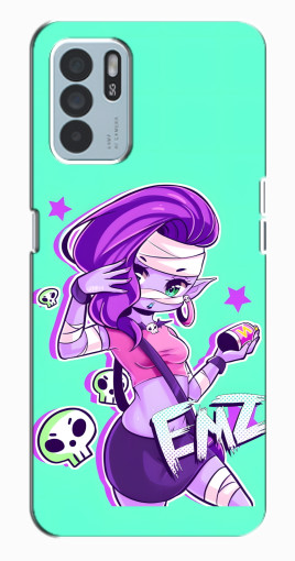 Чехол с картинкой "Милая Emz" для Oppo Reno6 Z