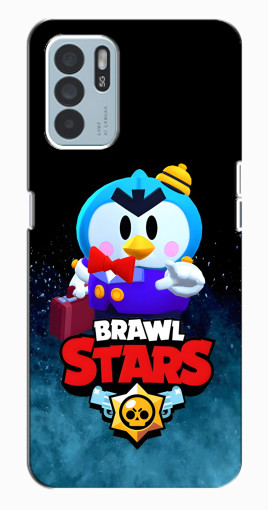 Силиконовый чехол с изображением "Мистер Пи Бравл Старс" для Oppo Reno6 Z Силиконовый чехол с изображением "Мистер Пи Бравл Старс" для Oppo Reno6 Z