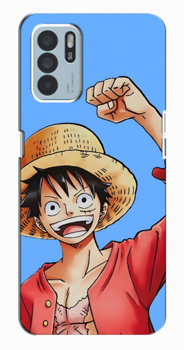 Силиконовый чехол с изображением "Молодой Манки де Луффи" для Oppo Reno6 Z Силиконовый чехол с изображением "Молодой Манки де Луффи" для Oppo Reno6 Z