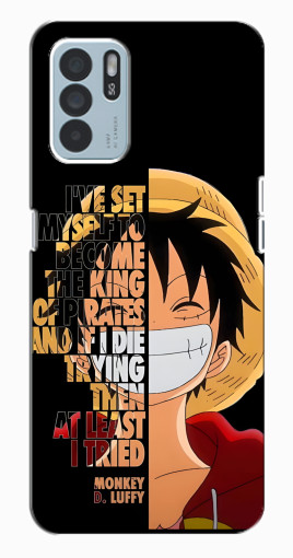 Силиконовый чехол с изображением "Монки Д. Луффи" для Oppo Reno6 Z Силиконовый чехол с изображением "Монки Д. Луффи" для Oppo Reno6 Z