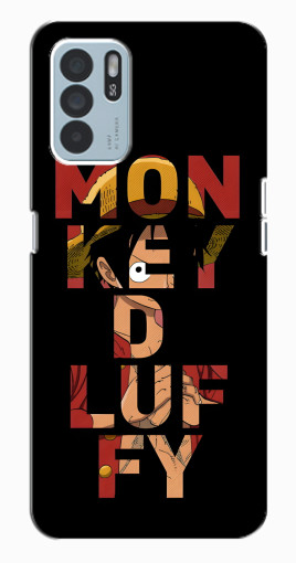 Силиконовый чехол с изображением "Monky d Luffy" для Oppo Reno6 Z Силиконовый чехол с изображением "Monky d Luffy" для Oppo Reno6 Z