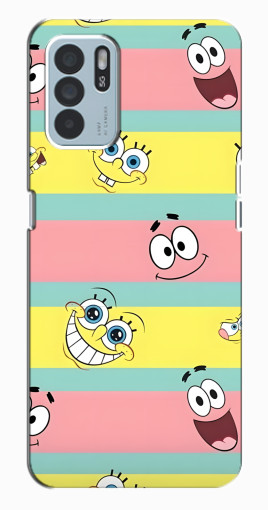 Чехол с принтом "Мордашки" для Oppo Reno6 Z Чехол с принтом "Мордашки" для Oppo Reno6 Z