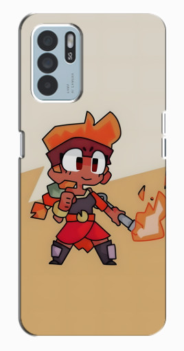 Чехол с печатью "Нарисованная Amber" для Oppo Reno6 Z Чехол с печатью "Нарисованная Amber" для Oppo Reno6 Z