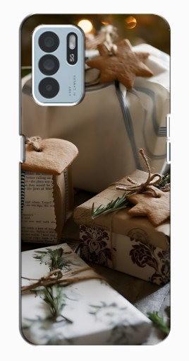 Чехол с принтом "Нежные подарки" для Oppo Reno6 Z Чехол с принтом "Нежные подарки" для Oppo Reno6 Z