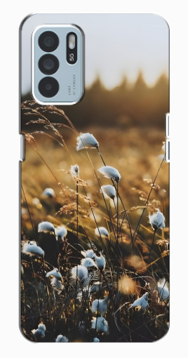 Чехол с печатью "Нежные полевые цветы" для Oppo Reno6 Z Чехол с печатью "Нежные полевые цветы" для Oppo Reno6 Z