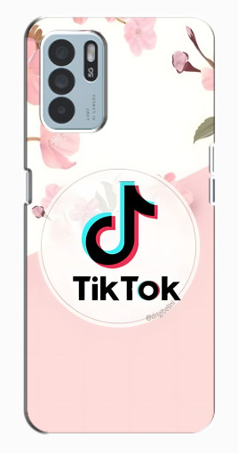 Силиконовый чехол с изображением "Нежный принт" для Oppo Reno6 Z Силиконовый чехол с изображением "Нежный принт" для Oppo Reno6 Z