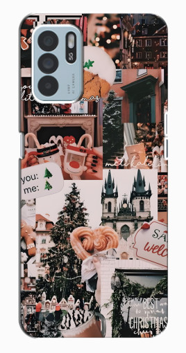 Чехол с принтом "Новогоднее настроение" для Oppo Reno6 Z Чехол с принтом "Новогоднее настроение" для Oppo Reno6 Z