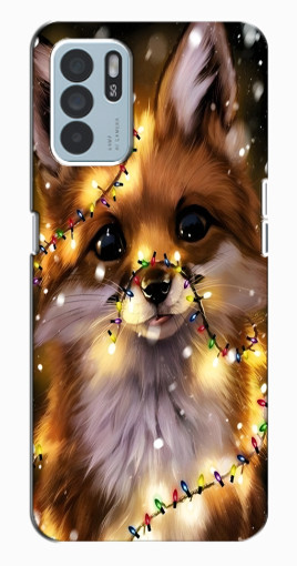 Чехол с принтом "Новогодний лесенок" для Oppo Reno6 Z Чехол с принтом "Новогодний лесенок" для Oppo Reno6 Z