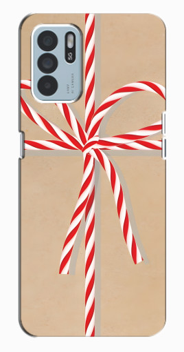 Чехол с картинкой "Новогодний подарок" для Oppo Reno6 Z Чехол с картинкой "Новогодний подарок" для Oppo Reno6 Z