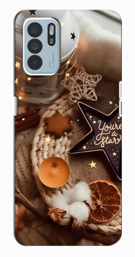 Чехол с принтом "Новогодняя атмосфера" для Oppo Reno6 Z Чехол с принтом "Новогодняя атмосфера" для Oppo Reno6 Z