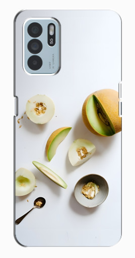 Чехол с картинкой "Обед из дынь" для Oppo Reno6 Z Чехол с картинкой "Обед из дынь" для Oppo Reno6 Z