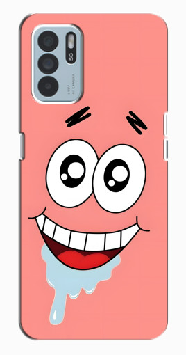 Силиконовый чехол с изображением "Патрик" для Oppo Reno6 Z Силиконовый чехол с изображением "Патрик" для Oppo Reno6 Z