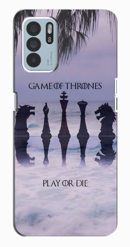 Чехол с печатью "Play or Die" для Oppo Reno6 Z Чехол с печатью "Play or Die" для Oppo Reno6 Z