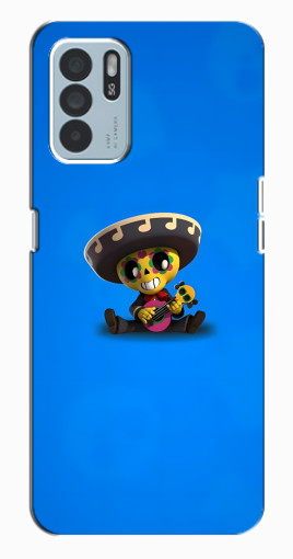 Силиконовый чехол с изображением "Poco с гитарой" для Oppo Reno6 Z Силиконовый чехол с изображением "Poco с гитарой" для Oppo Reno6 Z