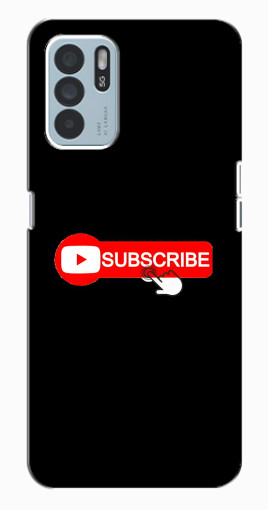 Силиконовый чехол с изображением "Подпишись" для Oppo Reno6 Z Силиконовый чехол с изображением "Подпишись" для Oppo Reno6 Z