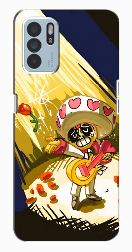 Чехол с печатью "Поко Бравл Старс" для Oppo Reno6 Z Чехол с печатью "Поко Бравл Старс" для Oppo Reno6 Z