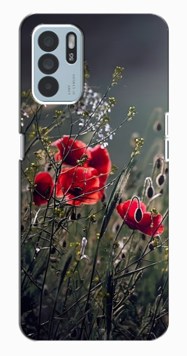 Чехол с принтом "Поле цветов" для Oppo Reno6 Z Чехол с принтом "Поле цветов" для Oppo Reno6 Z