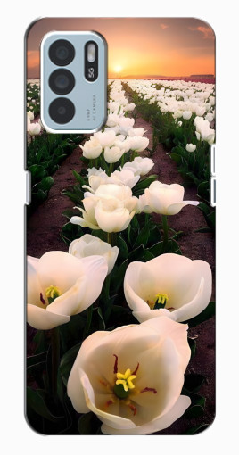 Чехол с печатью "Поле тульпанов " для Oppo Reno6 Z Чехол с печатью "Поле тульпанов " для Oppo Reno6 Z
